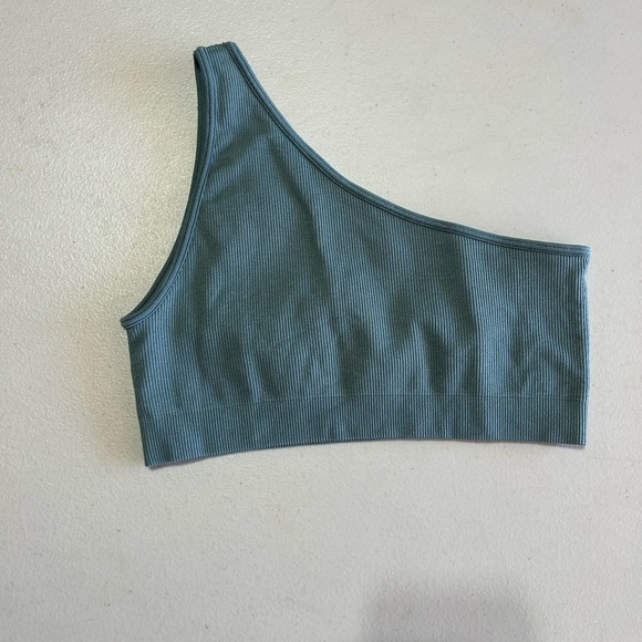SET Active Teal Ribbed Top - Picture 2 of 4